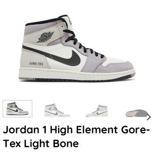 Nike Jordan 1’s High Element Gore-Tex Light Bone